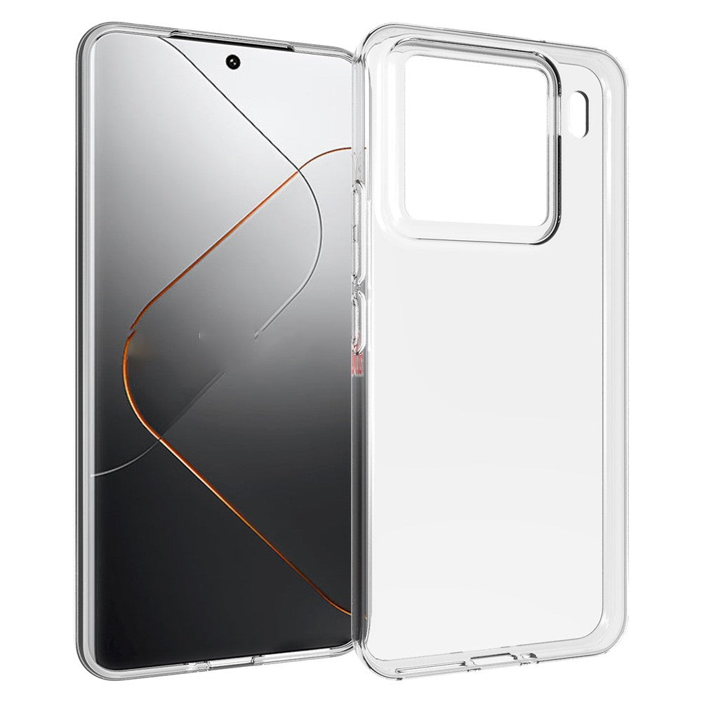 Xiaomi 15 Pro genomskinligt mobilskal vattenstämpelbeständigt TPU-bakstycke