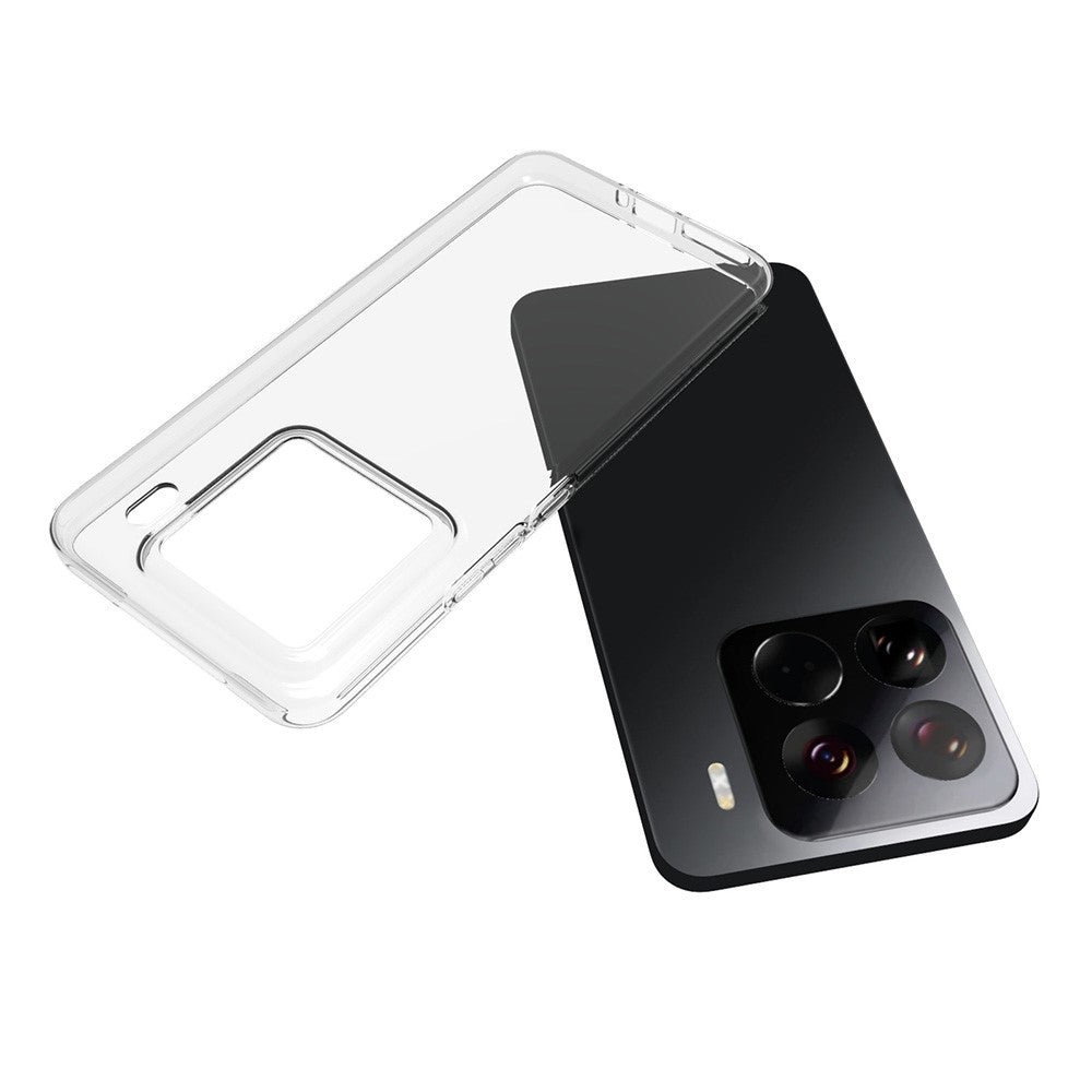 Xiaomi 15 Pro genomskinligt mobilskal vattenstämpelbeständigt TPU-bakstycke