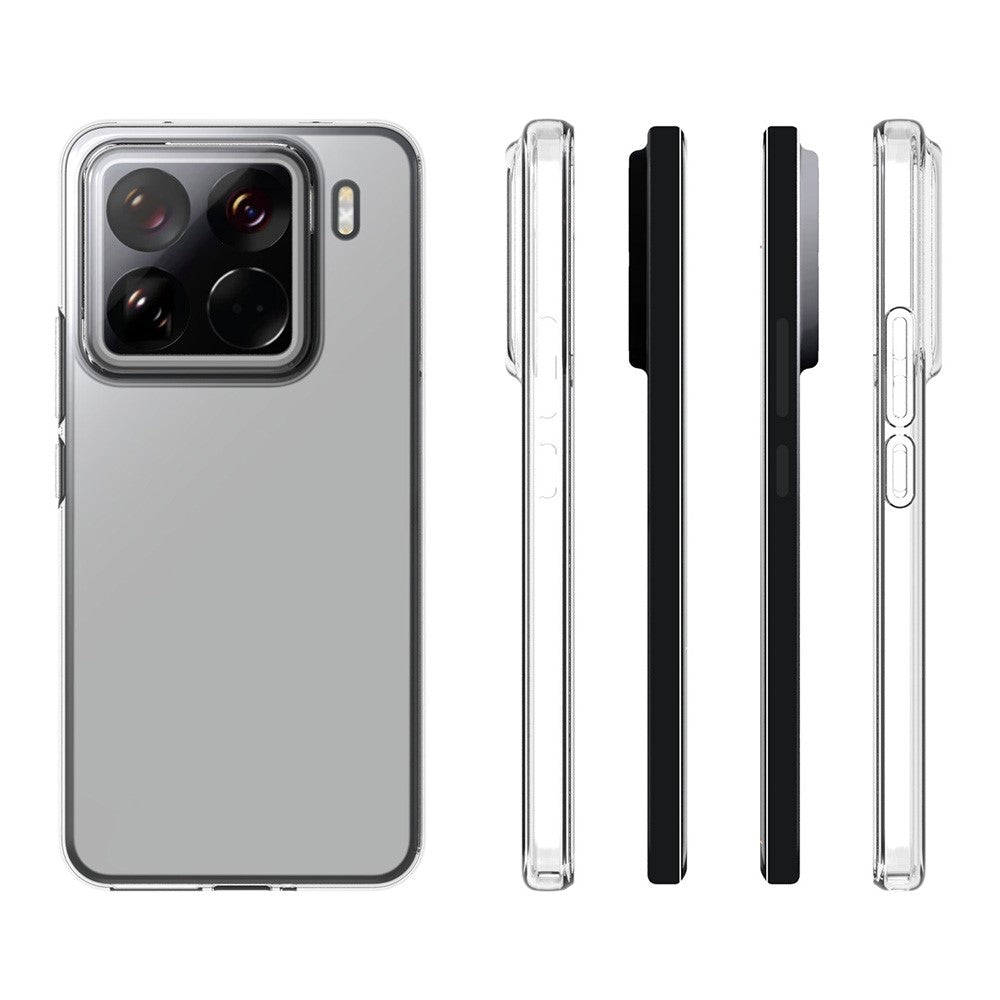 Xiaomi 15 Pro genomskinligt mobilskal vattenstämpelbeständigt TPU-bakstycke