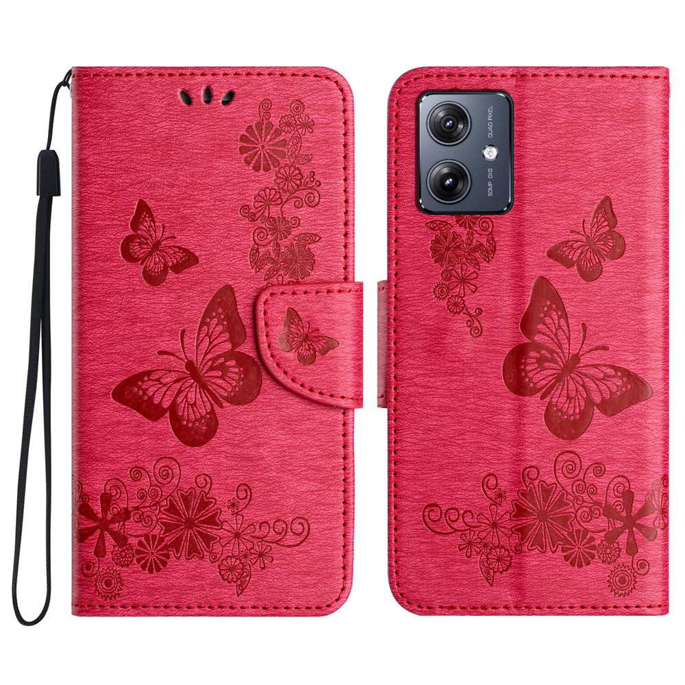 For Samsung Galaxy A06 4G Case Butterflies Flower Leather Wallet Flip Phone Cover