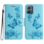 For Samsung Galaxy A06 4G Case Butterflies Flower Leather Wallet Flip Phone Cover