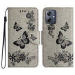 For Samsung Galaxy A06 4G Case Butterflies Flower Leather Wallet Flip Phone Cover