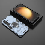 For Samsung Galaxy S25+ Case PC+TPU Protective Phone Cover with Ring Kickstand