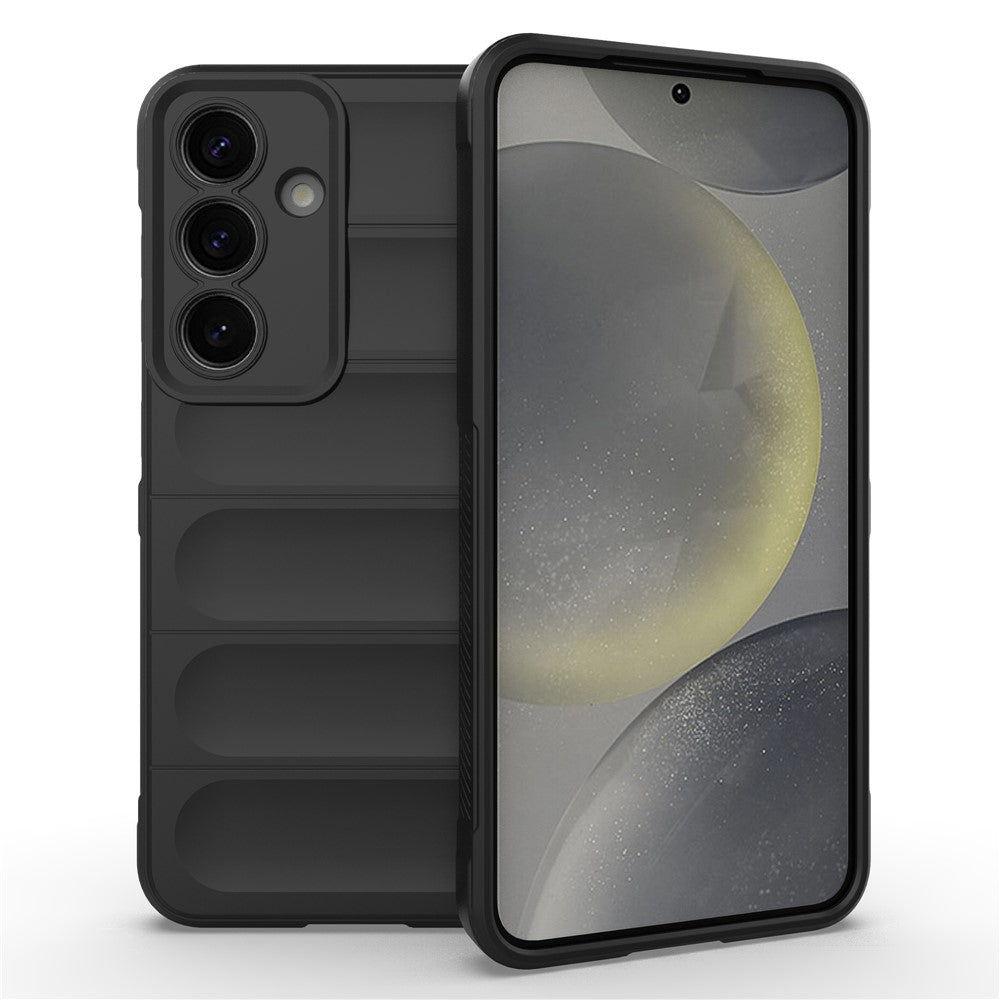 Samsung Galaxy S25+ skal, mjukt TPU-skal med fallskydd och robust baksida