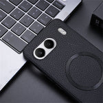 For OnePlus Nord 4 Magnetic Case Litchi Texture PU Leather+TPU Phone Cover