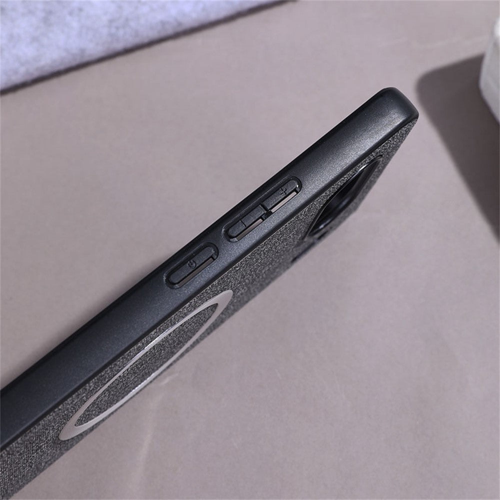 OnePlus Nord 4 Magnetiskt Skal Stoppsäkert TPU+Tyg Baksida mobilskydd
