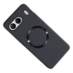 OnePlus Nord 4 Magnetiskt Skal Stoppsäkert TPU+Tyg Baksida mobilskydd