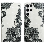 For Samsung Galaxy S25 Ultra Case 3D Creative Pattern PU Leather Stand Phone Cover