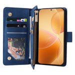 For Xiaomi 14T Pro Case Zipper Wallet Multiple Card Slots Leather Phone Cover