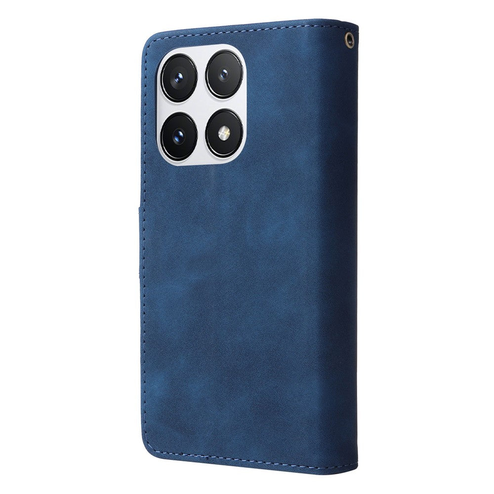 For Xiaomi 14T Pro Case Zipper Wallet Multiple Card Slots Leather Phone Cover