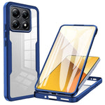 For Xiaomi 14T Pro Case Acrylic+TPU Clear Phone Cover with PET Screen Film