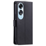 For Oppo A60 4G Wallet Case Rhombus Grid PU Leather Phone Cover