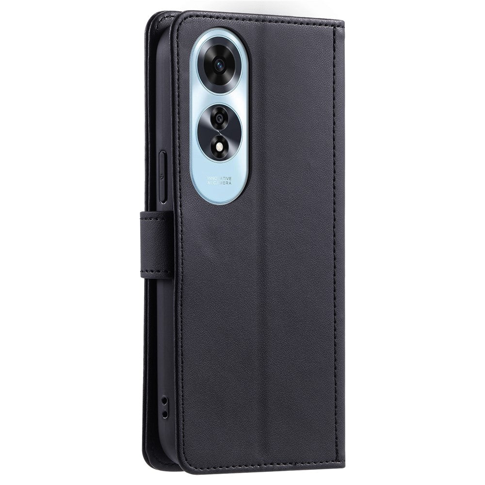 For Oppo A60 4G Wallet Case Rhombus Grid PU Leather Phone Cover