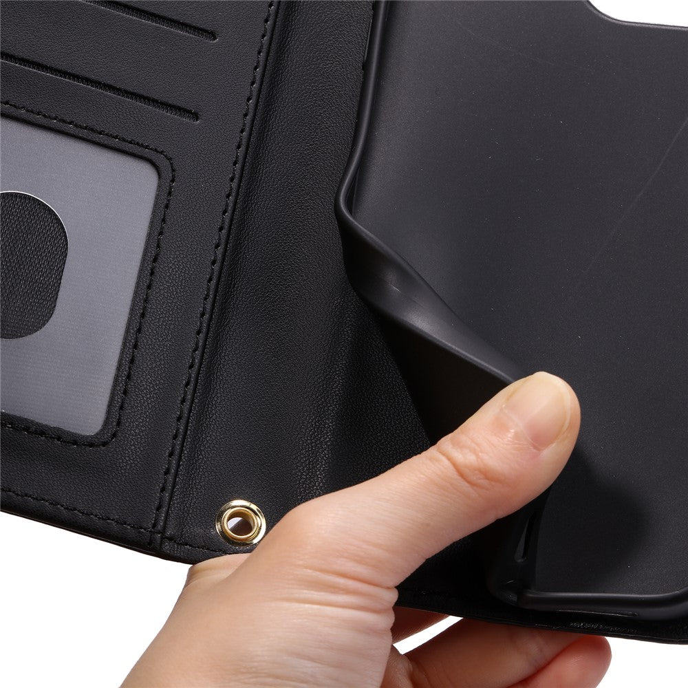 For Xiaomi Redmi Note 14 5G Wallet Case Rhombus Grid PU Leather Phone Cover