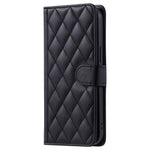 For Xiaomi Redmi Note 14 5G Wallet Case Rhombus Grid PU Leather Phone Cover
