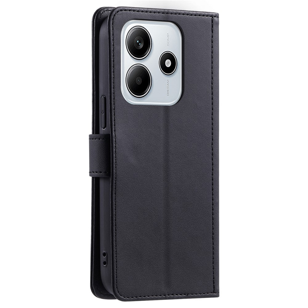 For Xiaomi Redmi Note 14 5G Wallet Case Rhombus Grid PU Leather Phone Cover