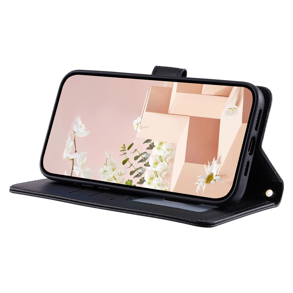 For Xiaomi Redmi Note 14 5G Wallet Case Rhombus Grid PU Leather Phone Cover