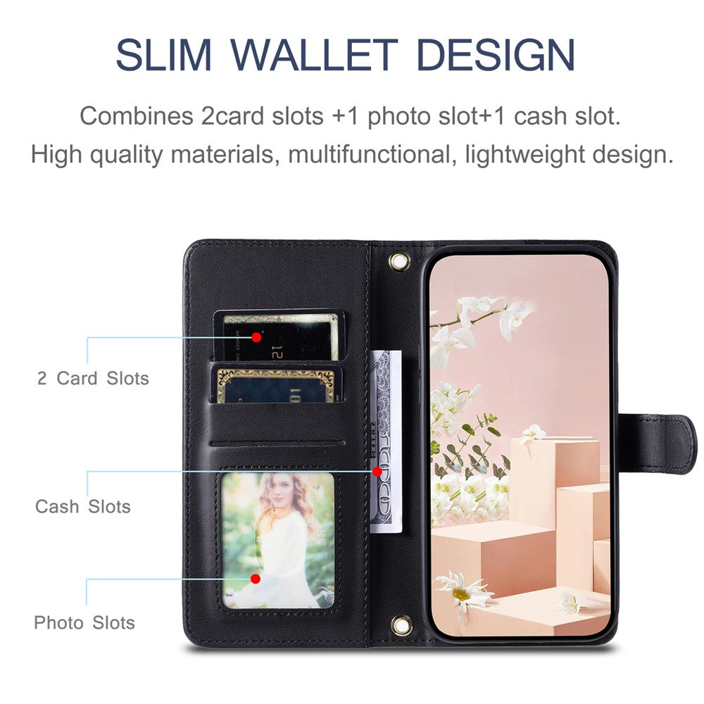 For Xiaomi Redmi Note 14 5G Wallet Case Rhombus Grid PU Leather Phone Cover