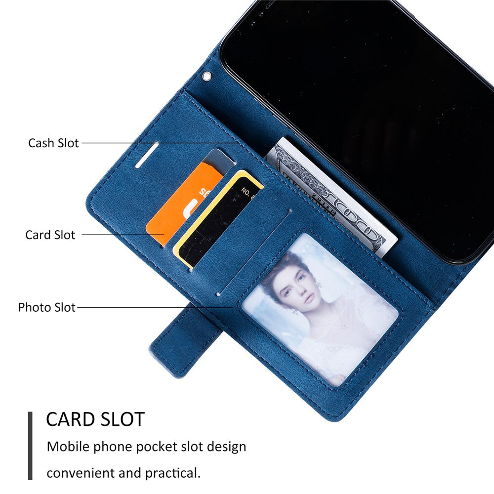 For Xiaomi Redmi Note 14 Pro+ 5G / Note 14 Pro 5G / Poco X7 5G Case Imprinted Lines PU Leather Splicing Wallet Phone Cover