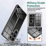 For Samsung Galaxy S25 Ultra Clear Phone Case TPU+Acrylic Shockproof Phone Back Cover