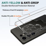 For Samsung Galaxy S25 Ultra Clear Phone Case TPU+Acrylic Shockproof Phone Back Cover