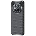 For Xiaomi Redmi Note 14 Pro 5G / Poco X7 5G Case Carbon Fiber Texture TPU Phone Cover Heat Dissipation