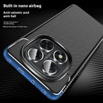 For Xiaomi Redmi Note 14 Pro 5G / Poco X7 5G Case Carbon Fiber Texture TPU Phone Cover Heat Dissipation
