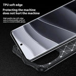 Xiaomi Redmi Note 14 Pro 5G / Poco X7 5G-skal Kolfiberstruktur TPU-mobilskydd Värmeavledning