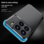 Xiaomi 15-skal med kolfiberstruktur, TPU-mobilskydd, värmeavledning