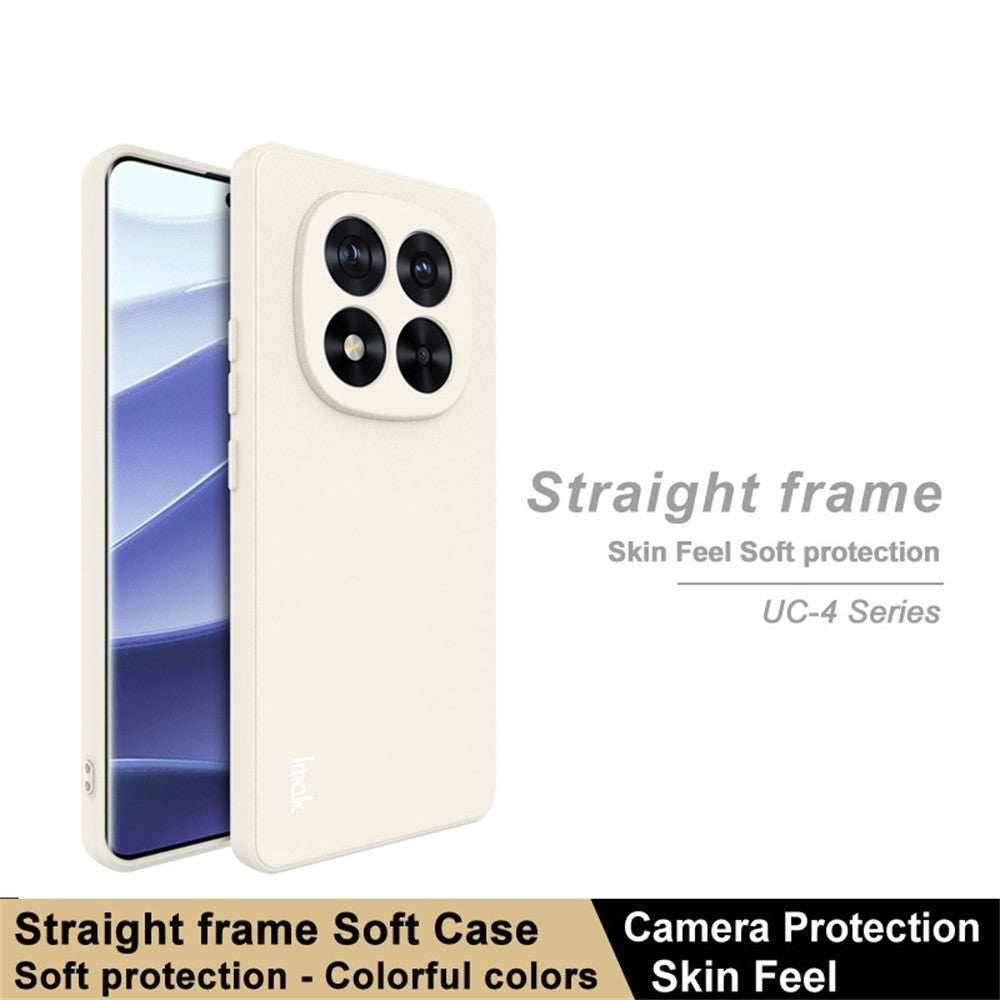 IMAK UC-4 Series for Xiaomi Redmi Note 14 Pro 5G / Poco X7 5G TPU Case Soft Phone Cover Straight Edge