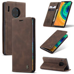 CASEME For Huawei Mate 30 Pro 5G Case  013 Series Card Holder Stand Leather Phone Cover