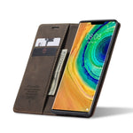 CASEME For Huawei Mate 30 Pro 5G Case  013 Series Card Holder Stand Leather Phone Cover