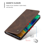 CASEME For Huawei Mate 30 Pro 5G Case  013 Series Card Holder Stand Leather Phone Cover