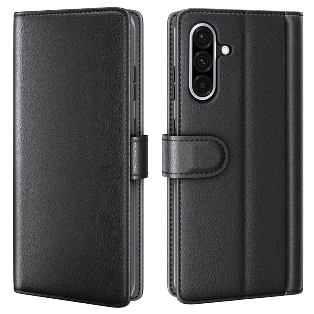 For Samsung Galaxy A36 5G / A56 5G Case Genuine Split Leather Phone Cover with Wallet Stand