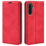 Samsung Galaxy A36 5G / A56 5G-skal i läder med plånbok och skin-touch-funktion.