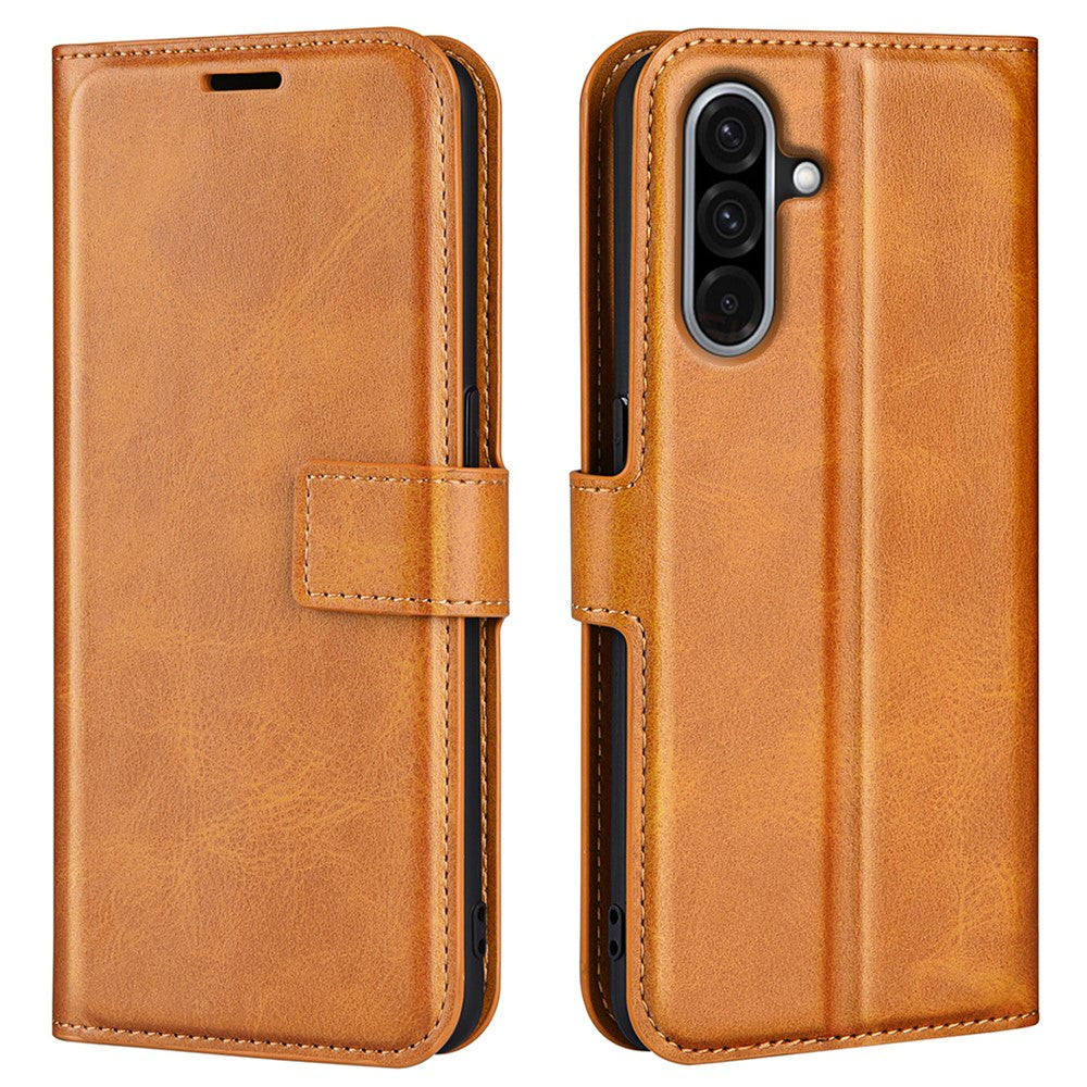 For Samsung Galaxy A36 5G / A56 5G Stand Case Anti-Scratch Calf Texture Leather Phone Cover