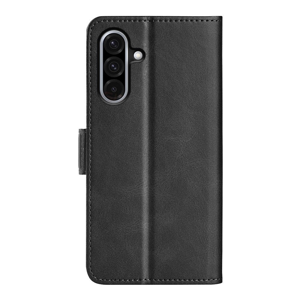 For Samsung Galaxy A36 5G / A56 5G Stand Case Calf Texture Leather Wallet Phone Cover