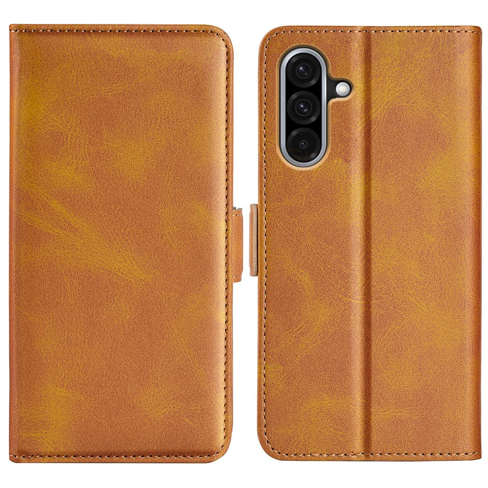 For Samsung Galaxy A36 5G / A56 5G Stand Case Calf Texture Leather Wallet Phone Cover