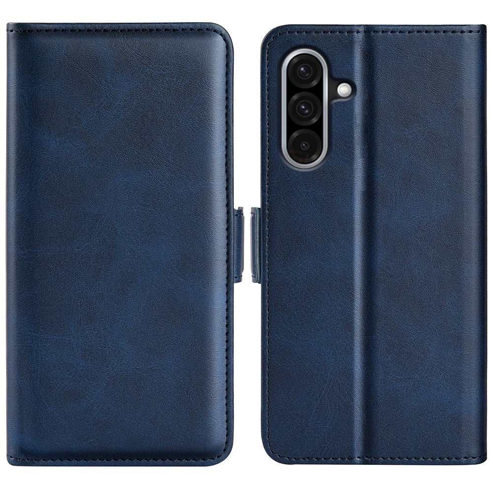 For Samsung Galaxy A36 5G / A56 5G Stand Case Calf Texture Leather Wallet Phone Cover