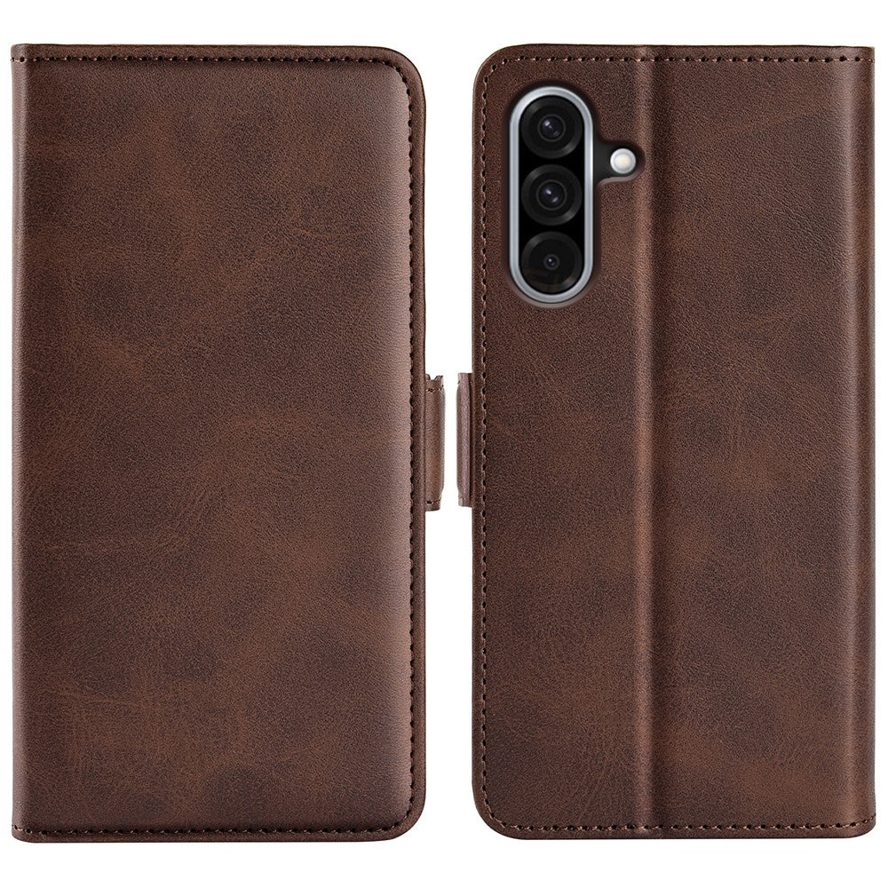 For Samsung Galaxy A36 5G / A56 5G Stand Case Calf Texture Leather Wallet Phone Cover