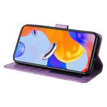 For Xiaomi Redmi Note 12 Pro 4G / 11 Pro 4G (MediaTek) / Note 11 Pro 5G (Qualcomm) / Note 11E Pro 5G Sunflower Imprinted PU Leather Stand Case Wallet Phone Cover with Strap