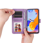For Xiaomi Redmi Note 12 Pro 4G / 11 Pro 4G (MediaTek) / Note 11 Pro 5G (Qualcomm) / Note 11E Pro 5G Sunflower Imprinted PU Leather Stand Case Wallet Phone Cover with Strap