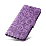 For Xiaomi Redmi Note 12 Pro 4G / 11 Pro 4G (MediaTek) / Note 11 Pro 5G (Qualcomm) / Note 11E Pro 5G Sunflower Imprinted PU Leather Stand Case Wallet Phone Cover with Strap