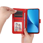 For Xiaomi 12 Lite 5G Imprinted Sunflower Pattern PU Leather Flip Stand Phone Case Wallet Protective Phone Cover with Strap