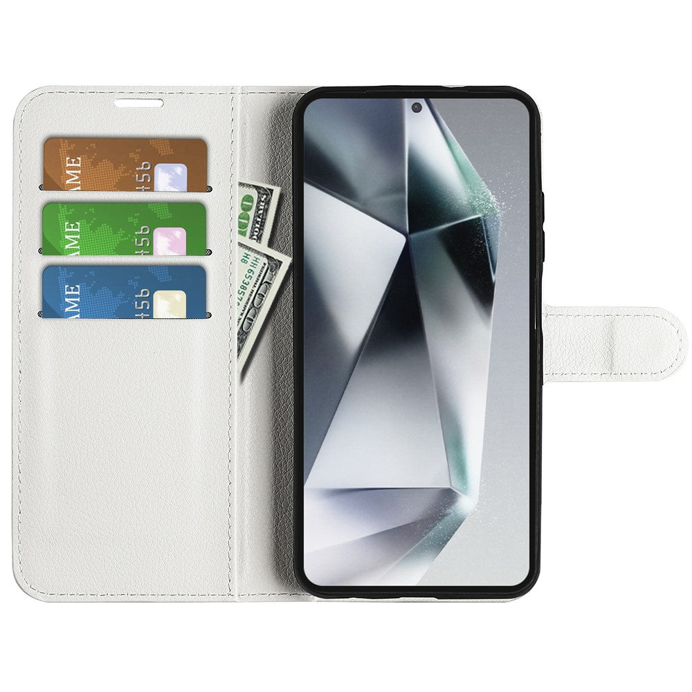For Samsung Galaxy S25 Ultra Case Litchi Texture Shockproof Leather Wallet Phone Cover