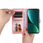 Xiaomi 12 Pro 5G / 12 Pro (Dimensity) 5G / 12S Pro 5G Reptåligt PU-läderfodral med solrosmotiv, plånbok och skyddande design.