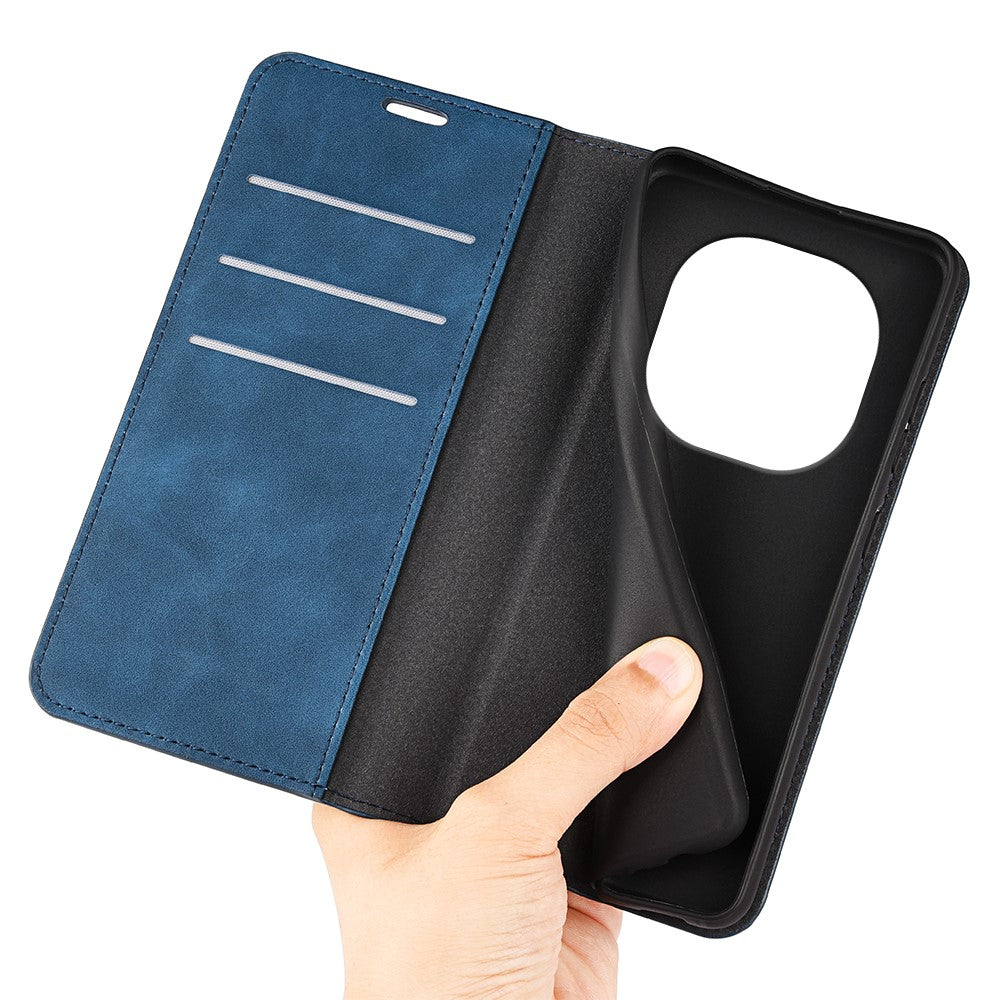 For Xiaomi Redmi Note 14 Pro 5G / Poco X7 5G Case Skin-Touch Leather Wallet Phone Cover