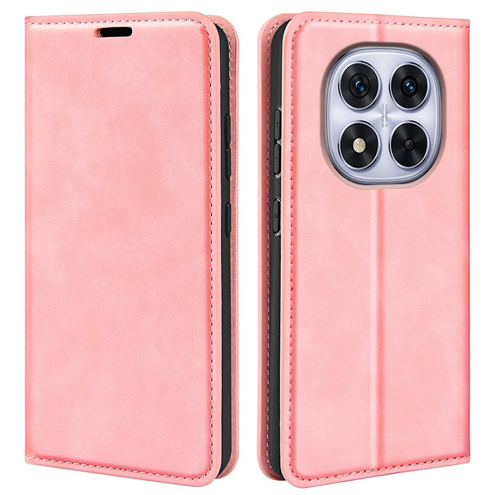 For Xiaomi Redmi Note 14 Pro 5G / Poco X7 5G Case Skin-Touch Leather Wallet Phone Cover