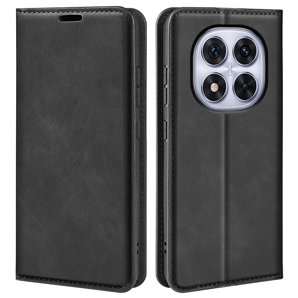 For Xiaomi Redmi Note 14 Pro 5G / Poco X7 5G Case Skin-Touch Leather Wallet Phone Cover