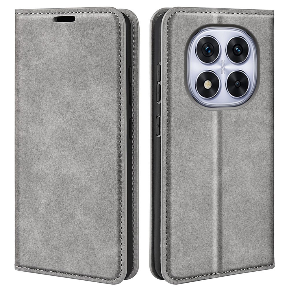 For Xiaomi Redmi Note 14 Pro 5G / Poco X7 5G Case Skin-Touch Leather Wallet Phone Cover